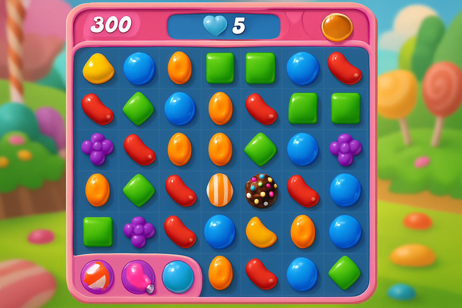 Candy Crush Saga casual oyunu